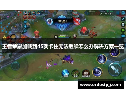 王者荣耀加载到45就卡住无法继续怎么办解决方案一览